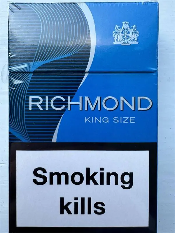 Richmond King Size Cigarettes 20 Pack x 10 Packs UK Version